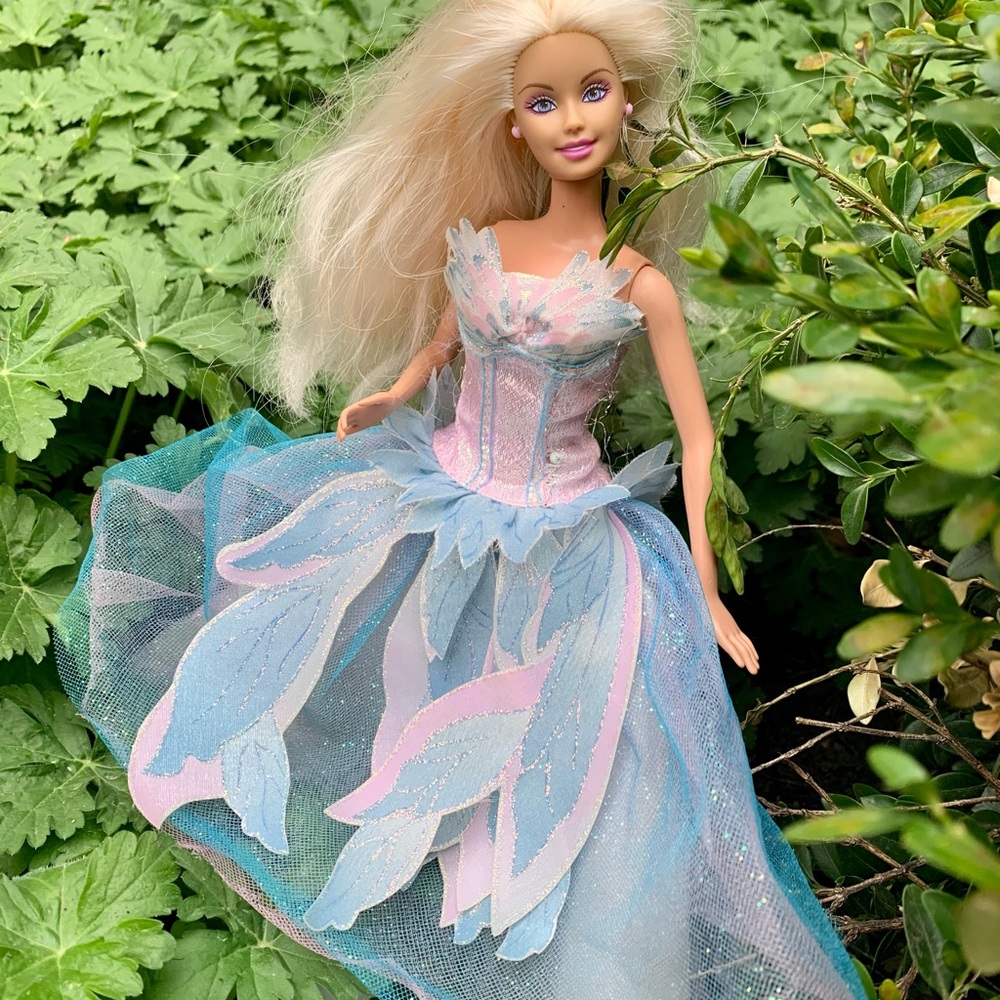 Barbie wearing Swan Lake Odette Dress